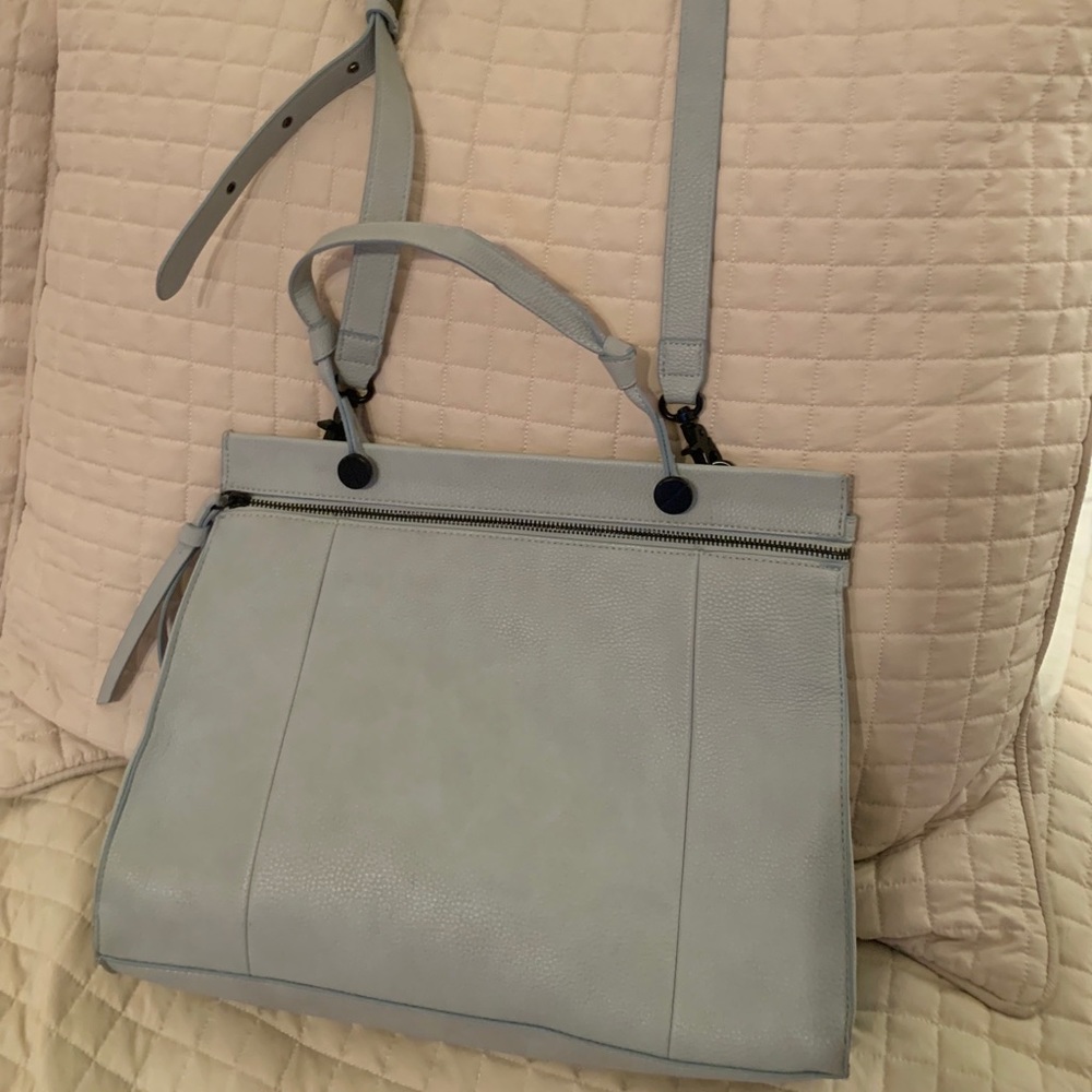 Foley + Corinna Poplin Blue Dione Satchel